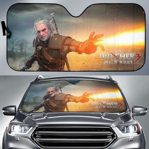 The Witcher Fire Auto Sun Shade Nh06 Universal Fit 111204 - CarInspirations