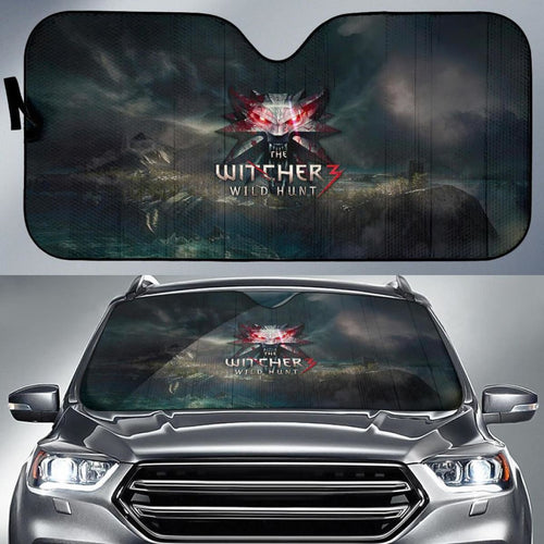 The Witcher Wild Hunt Symbol Auto Sun Shade Nh06 Universal Fit 111204 - CarInspirations