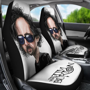 Tim Burton American Director Car Seat Covers H040520 Universal Fit 225311 - CarInspirations