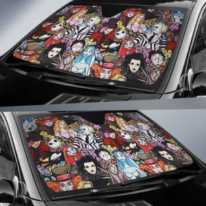 Tim Burton Movie Auto Sun Shades 918b Universal Fit - CarInspirations