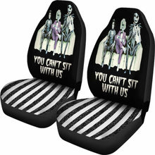 Load image into Gallery viewer, Tim Burton U CanT Sit With Us Car Seat Covers Universal Fit 051012 - CarInspirations