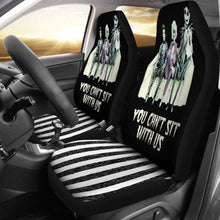 Load image into Gallery viewer, Tim Burton U CanT Sit With Us Car Seat Covers Universal Fit 051012 - CarInspirations