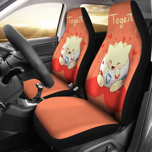 Togepi Car Seat Covers 1 Universal Fit 051012 - CarInspirations