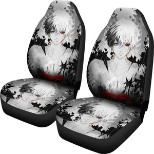 Tokyo Ghoul Ken Kaneki Art Car Seat Covers Anime Fan Gift H051820 Universal Fit 072323 - CarInspirations