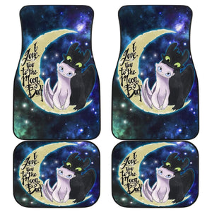 Toothless and Light Fury Car Floor Mats Cartoon Fan Gift H041420 Universal Fit 084218 - CarInspirations