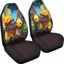 Load image into Gallery viewer, Toothless And Pikachu How To Train Your Dragon Car Seat Covers Universal Fit 051312 - CarInspirations