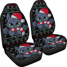 Load image into Gallery viewer, Toothless Christmas Fan Art Car Seat Cover Universal Fit 210212 - CarInspirations