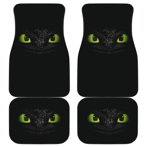 Toothless Eyes Night Car Floor Mats Cartoon Fan Gift H200218 Universal Fit 225311 - CarInspirations