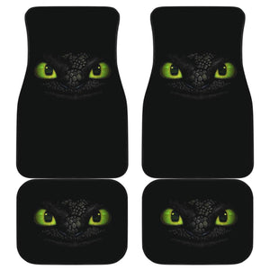 Toothless Eyes Night Car Floor Mats Cartoon Fan Gift H200218 Universal Fit 225311 - CarInspirations