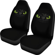 Load image into Gallery viewer, Toothless Eyes Night Car Seat Covers Cartoon Fan Gift H200217 Universal Fit 225311 - CarInspirations