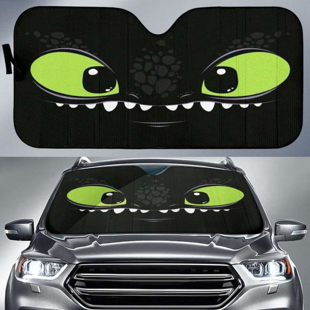 Toothless How To Train Your Dragon Auto Sun Shades 918b Universal Fit - CarInspirations