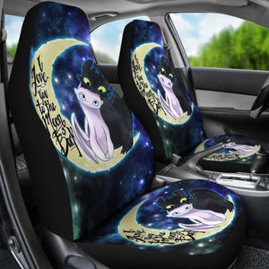 Toothless & Light Fury Car Seat Covers Cartoon Fan Gift H041420 Universal Fit 084218 - CarInspirations