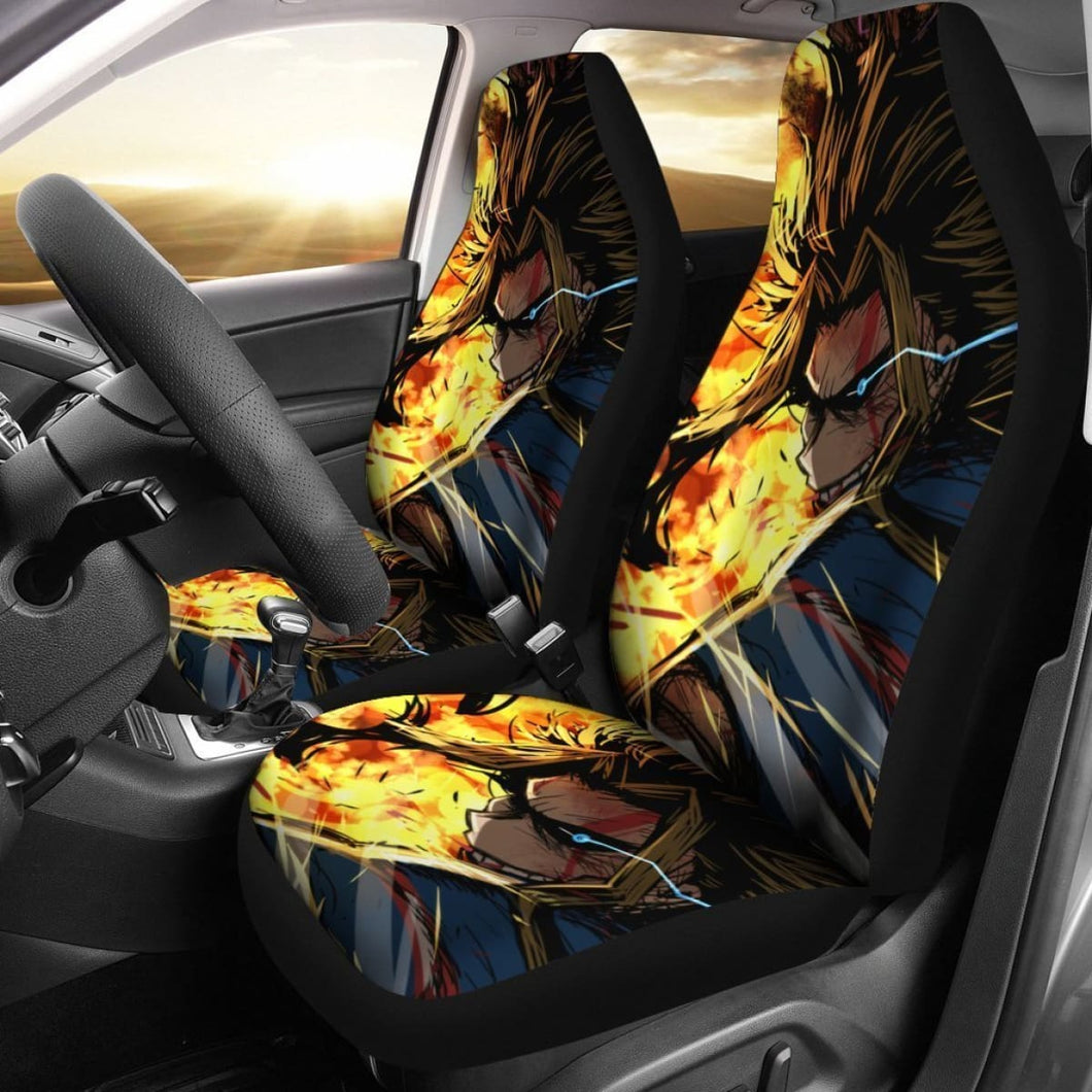 Toshinori Yagi Car Seat Covers Fire My Hero Academia Car Decor Universal Fit 194801 - CarInspirations