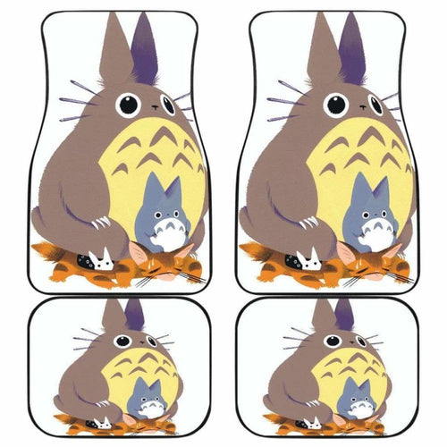 Totoro Car Floor Mats 2 Universal Fit - CarInspirations