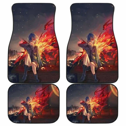 Touka Kirishima Tokyo Ghoul Car Floor Mats Universal Fit 051912 - CarInspirations