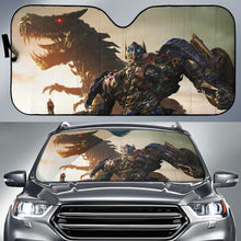Load image into Gallery viewer, Transformer Dinosaur T-Rex Car Sun Shade Universal Fit 225311 - CarInspirations