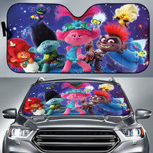 Load image into Gallery viewer, Trolls World Tour Movie 2020 Car Sun Shade amazing best gift ideas 2020 Universal Fit 174503 - CarInspirations