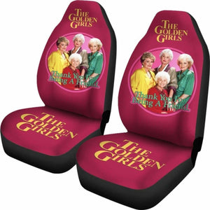Tv Show The Golden Girls Circle Friend Car Seat Cover2 Universal Fit 051012 - CarInspirations