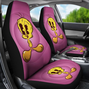 Tweety Car Seat Covers Looney Tunes Cartoon Fan Gift H200212 Universal Fit 225311 - CarInspirations
