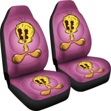 Load image into Gallery viewer, Tweety Car Seat Covers Looney Tunes Cartoon Fan Gift H200212 Universal Fit 225311 - CarInspirations