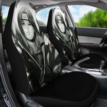 Load image into Gallery viewer, Uchiha Itachi Black And White Seat Covers 101719 Universal Fit - CarInspirations
