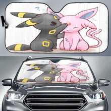 Load image into Gallery viewer, Umbreon Espeon Pokemon Car Sun Shades 918b Universal Fit - CarInspirations