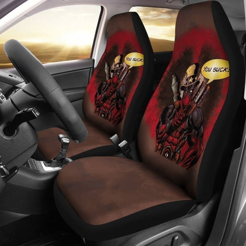 Uncle Sam Deadpool Car Seat Covers Universal Fit 194801 - CarInspirations