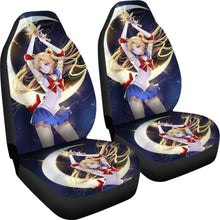 Load image into Gallery viewer, Usagi Tsukino Beauty Car Seat Covers Sailor Moon Manga Fan Gift H031620 Universal Fit 225311 - CarInspirations