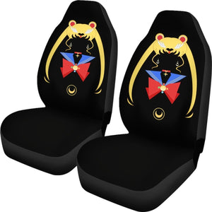 Usagi Tsukino Sailor Moon Car Seat Covers Manga Fan Gift H031520 Universal Fit 225311 - CarInspirations