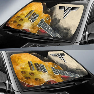 Van Halen Car Auto Sun Shade Guitar Rock Band Fan Universal Fit 174503 - CarInspirations
