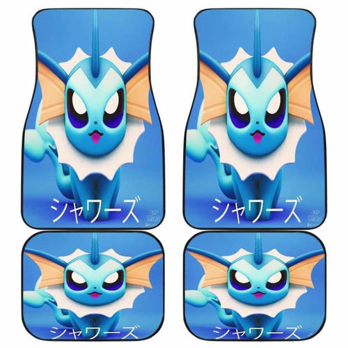 Vaporeon Pokemon Car Floor Mats Universal Fit - CarInspirations