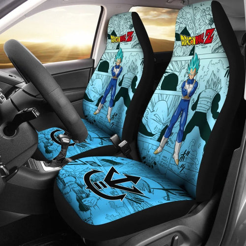 Vegeta Blue Dragon Ball Z Car Seat Covers Manga Mixed Anime Cool Universal Fit 194801 - CarInspirations