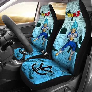 Vegeta Blue Hero Dragon Ball Z Car Seat Covers Manga Mixed Anime Universal Fit 194801 - CarInspirations