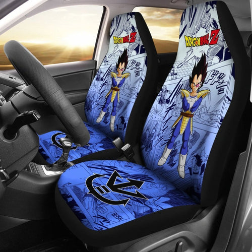 Vegeta Characters Dragon Ball Z Car Seat Covers Manga Mixed Anime Universal Fit 194801 - CarInspirations