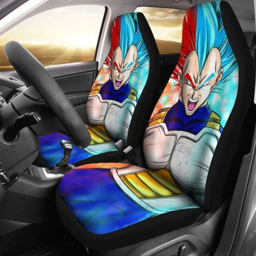 Vegeta Dragon Ball Z Car Seat Covers Universal Fit 051012 - CarInspirations
