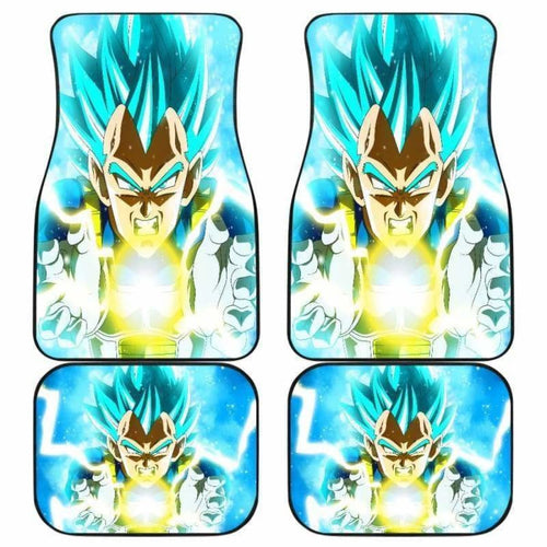 Vegeta Final Flash Dragon Ball Car Floor Mats Universal Fit 051912 - CarInspirations