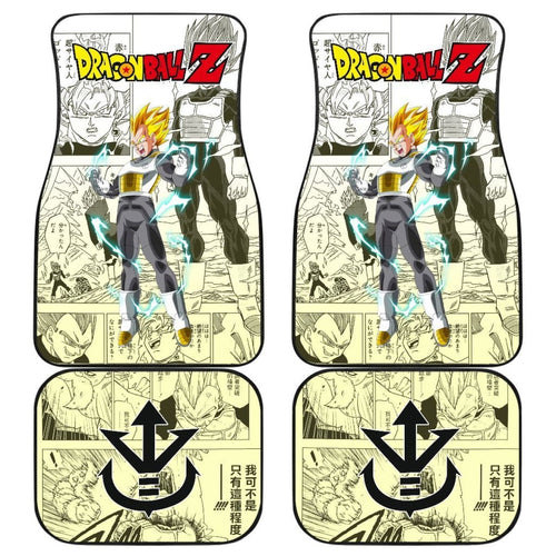 Vegeta Saiyan Characters Dragon Ball Z Car Floor Mats Manga Mixed Anime Cool Universal Fit 175802 - CarInspirations