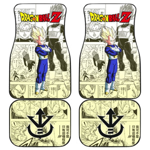 Vegeta Saiyan Dragon Ball Z Car Floor Mats Manga Mixed Anime Universal Fit 175802 - CarInspirations