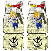 Load image into Gallery viewer, Vegeta Saiyan Dragon Ball Z Car Floor Mats Manga Mixed Anime Yellow Hair Universal Fit 175802 - CarInspirations