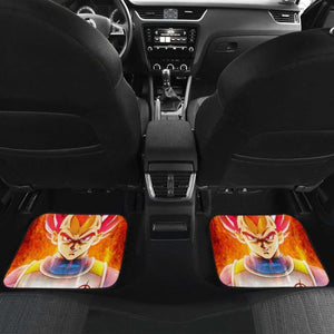 Vegeta Super Saiyan God Car Floor Mats Universal Fit - CarInspirations