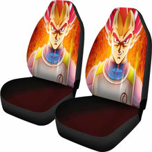 Load image into Gallery viewer, Vegeta Super Saiyan God Car Seat Covers Universal Fit 051012 - CarInspirations