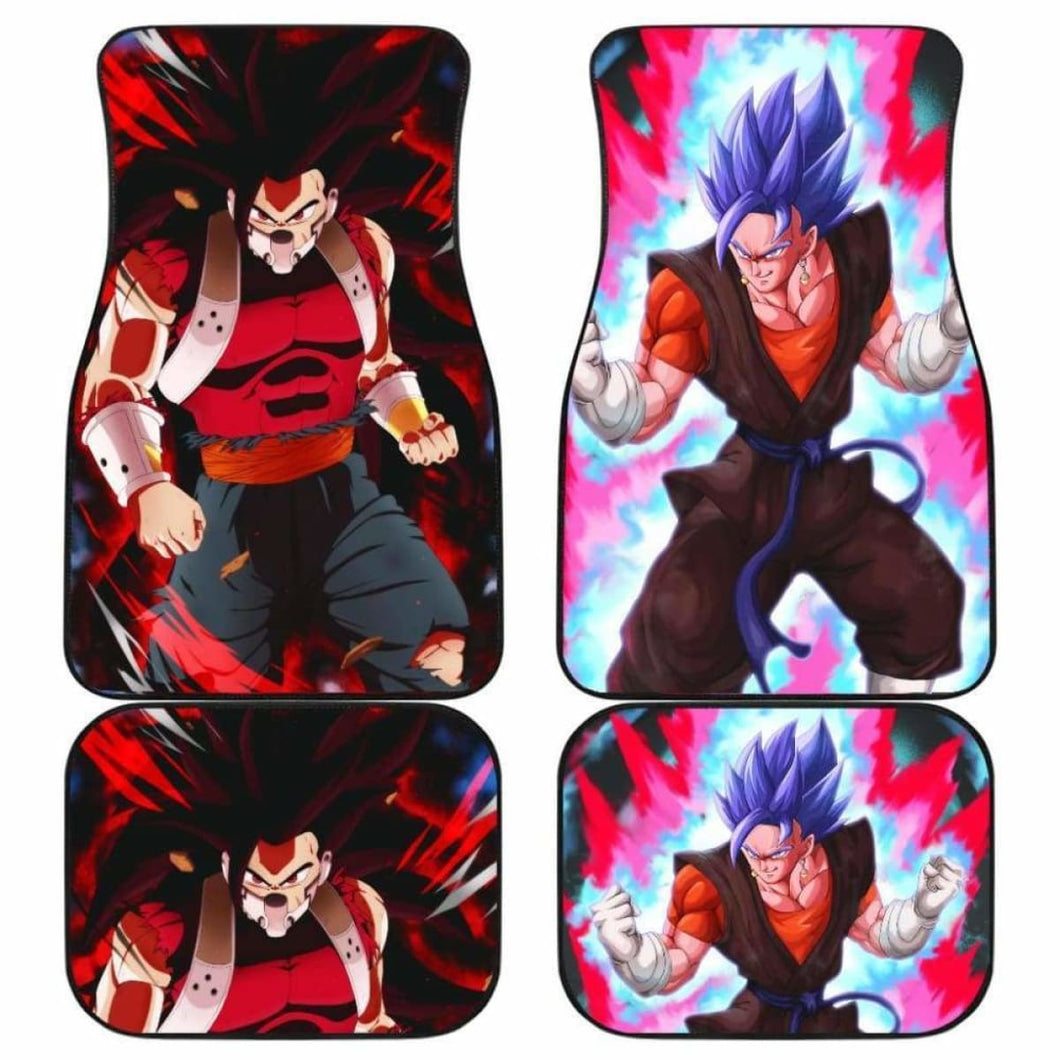 Vegito Ssj Blue Kaioken vs Kanba Car Floor Mats Universal Fit - CarInspirations