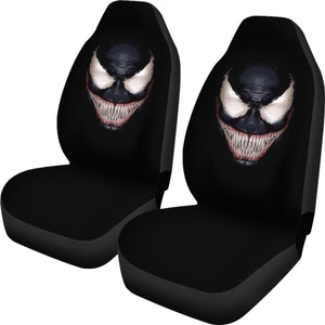 Venom Face Halloween Car Seat Covers - Amazing Best Gift Ideas 2020 Universal Fit 121007 - CarInspirations