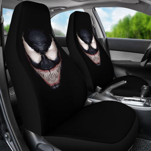 Venom Face Halloween Car Seat Covers - Amazing Best Gift Ideas 2020 Universal Fit 121007 - CarInspirations