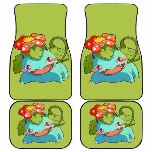 Venusaur Pokemon Chibi Car Mats Universal Fit - CarInspirations