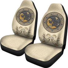 Load image into Gallery viewer, Viking Shield With Twins Ravens God Of Odin Car Seat Covers Nn8 Universal Fit 215521 - CarInspirations