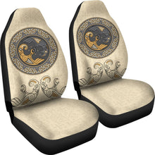 Load image into Gallery viewer, Viking Shield With Twins Ravens God Of Odin Car Seat Covers Nn8 Universal Fit 215521 - CarInspirations