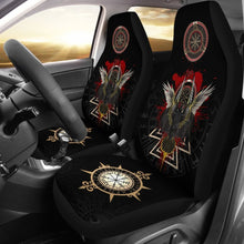 Load image into Gallery viewer, Vikings Car Seat Covers Raven Of Odin - Special Version Universal Fit 215521 - CarInspirations