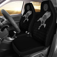 Load image into Gallery viewer, Vikings Car Seat Covers - The Raven Of Odin Tattoo Universal Fit 215521 - CarInspirations