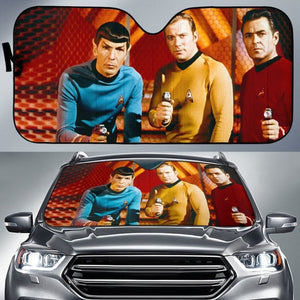 Vintage Star Trek Auto Sun Shade For Fan Nh07 Universal Fit 111204 - CarInspirations